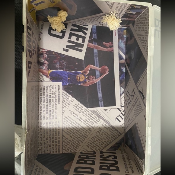 Brand New Mens Anta Klay Thompson KT4 East Bay Times NewsPaper sz 7 - Picture 10 of 11